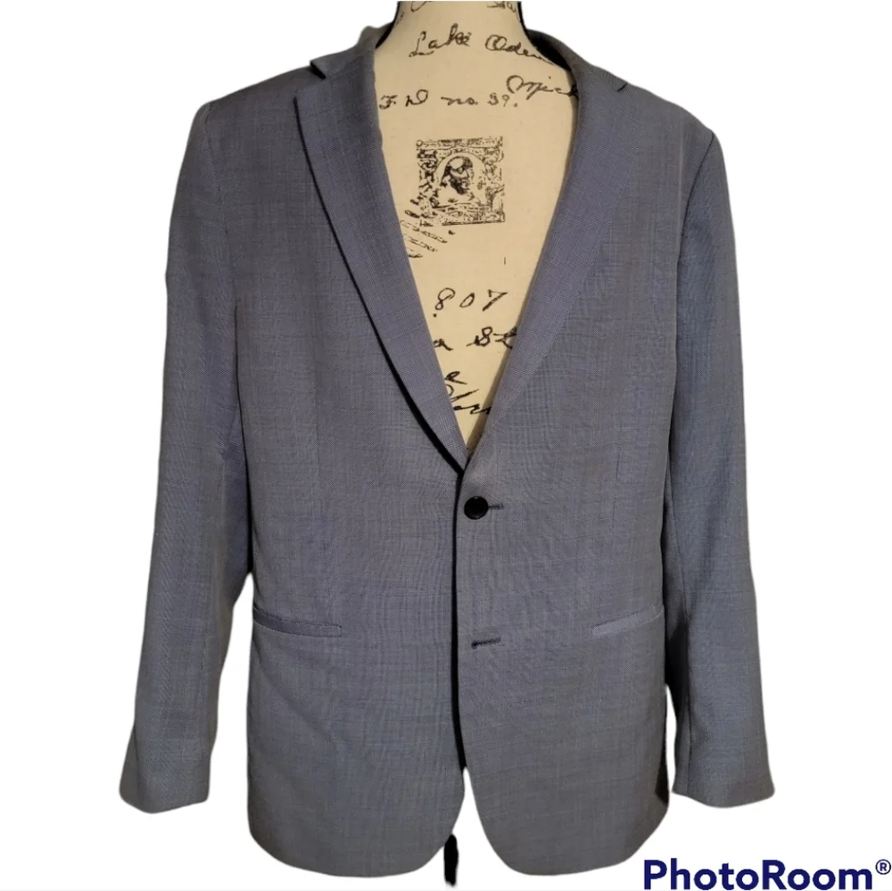 Theory Men's Suit Jacket - Blue Grey - Size 42 R